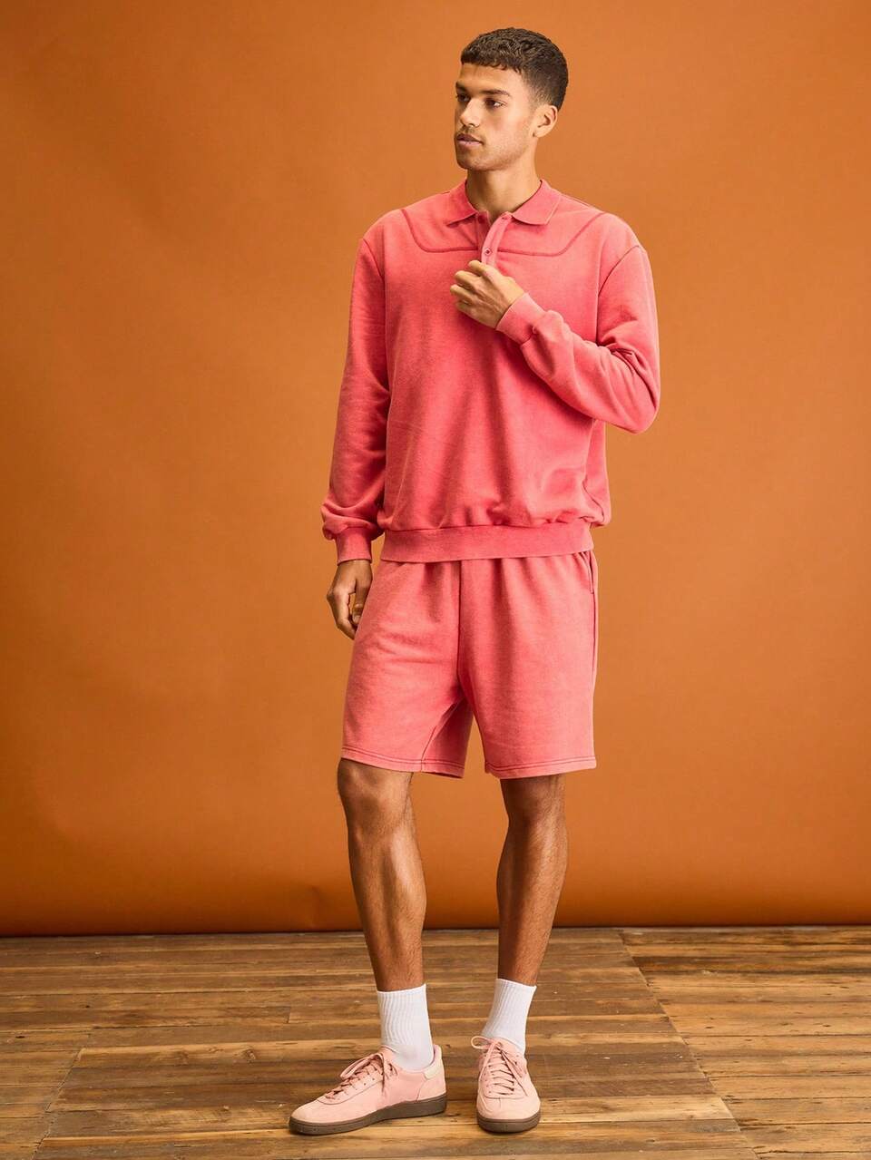 Men Basic Elasticated Waistband Jersey Shorts Sets Summer Holiday Vacation