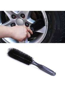 SHEIN Multifunktionales Autopflegeset, Autowaschhürsten-Set mit Radbrsten, Luftdüsenbrste, Polierschwämme, Waschhandschuh und Reinigungstuch