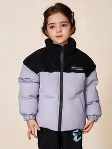 DAZY Girls Padded Coat, Fall - Purple - View 9