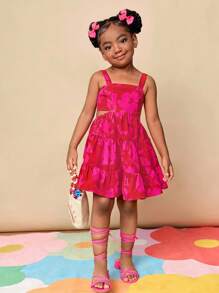 Travachic KIDS 年轻女孩碎花细肩带露背连衣裙 - 彩色 - 查看 2