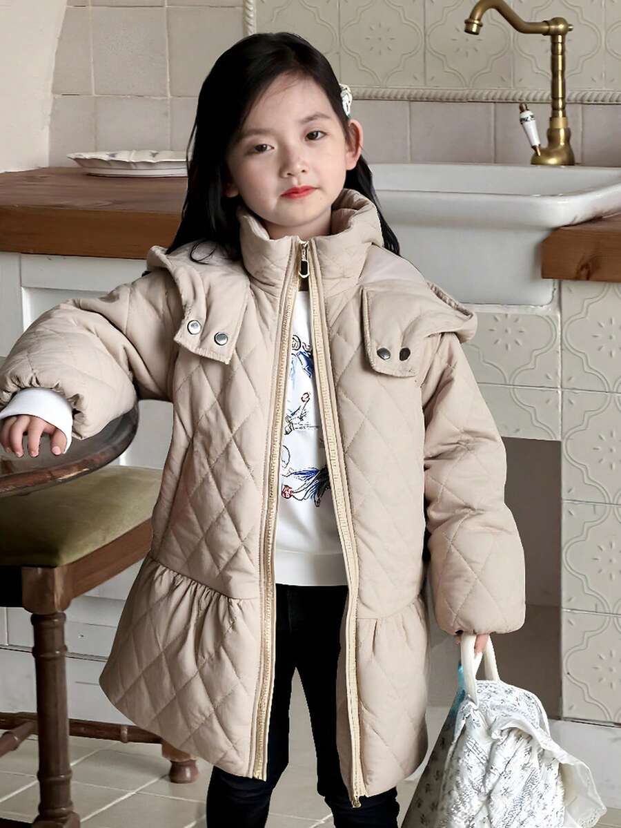 Dazy Kids Girls Padded Coat, Young Girl Autumn/Winter Clothes