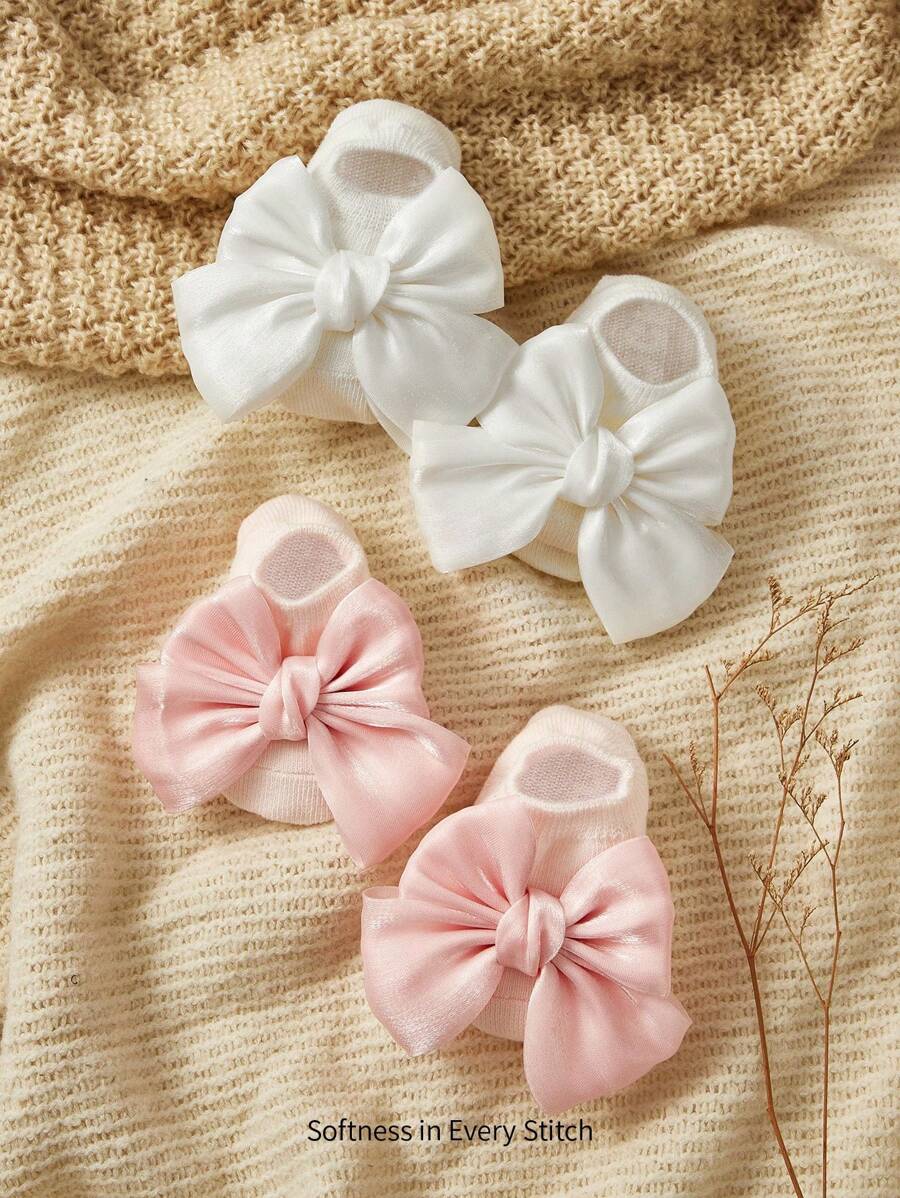 Cozy Pixies 2 đôi tất ngắn trang trí dễ thương cho bé gái - Nhiều màu - Xem 1