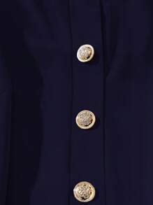 GlowEve CURVE 夏季加大码优雅纯色前扣连衣裙