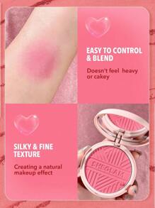 SHEGLAM Divine Flush Matte Blush-High & Dry Blush Powder Highly Pigmented Non-Fading Long Lasting Glowing Lightweight Natural Blush Face Makeup Blush Brand Beauty Makeup Face Paint Cosmetic For Women Girls Perfect For Winter Spring Ideal For Y2K Fancy Fashion Suitable For Birthday Gift Party Ready Best Color - High & Dry - View 3