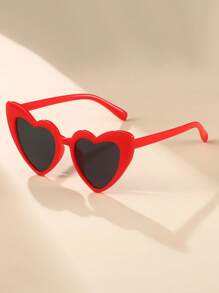 10 件可爱有趣的心形装饰时尚眼镜，男女皆宜，适合婚礼派对、舞会等，白色，圣诞节 - 玫瑰紅 - 查看 5