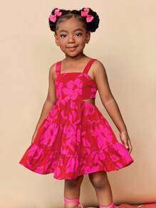 Travachic KIDS 年轻女孩碎花细肩带露背连衣裙 - 彩色 - 查看 6