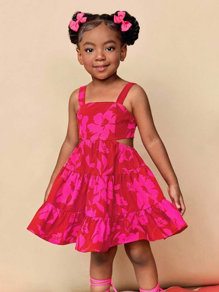 Travachic KIDS 年轻女孩碎花细肩带露背连衣裙 - 彩色 - 查看 6