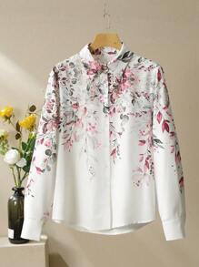 SHEIN Lacomfia Women Two Pieces Outfits For Daily Wear Shirt Sets For Women Fall Cloth For Women - Multicolor - View 7