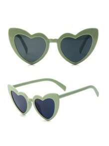 10 件可爱有趣的心形装饰时尚眼镜，男女皆宜，适合婚礼派对、舞会等，白色，圣诞节 - 玫瑰紅 - 查看 2