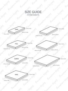 GARFIELD | SHEIN 1 tấm ga trải giường in hình hoạt hình, phù hợp với giường đơn/đôi/queen/king, mềm mại & thoáng khí, ấm áp - Nhiều màu - Xem 3