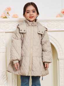 Dazy Kids Girls Padded Coat, Young Girl Autumn/Winter Clothes