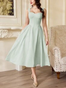Vintamour Váy nữ thanh lịch cổ điển có túi Váy tiệc trà thường ngày Lễ hội Tiệc mùa hè Trang phục cho phụ nữ Trang phục kỳ nghỉ Váy trắng cho phụ nữ Váy mùa hè cho phụ nữ Váy trắng cho phụ nữ Váy dạ hội Corset Váy trang trọng cho phụ nữ Váy sinh nhật cho phụ nữ Váy dự tiệc cưới cho phụ nữ Váy mùa xuân lễ Phục sinh cho phụ nữ Quần áo mùa hè Trang phục mùa xuân cho phụ nữ Váy Phục sinh cho phụ nữ Trang phục sinh nhật cho phụ nữ Váy cưới Kỳ nghỉ xuân - Màu xanh Bạc hà - Xem 5
