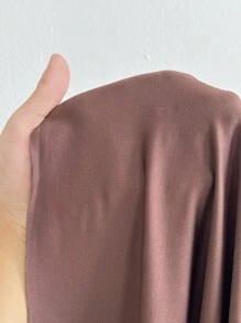 Viva Relle Plus Size Sexy Off-The-Shoulder Dress - Chocolate Brown - View 7