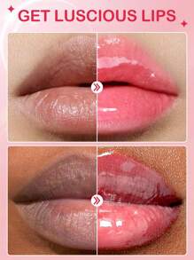 Aceite labial que cambia de color con sabor a fresa "Slow Sunday™", nutre y hidrata.