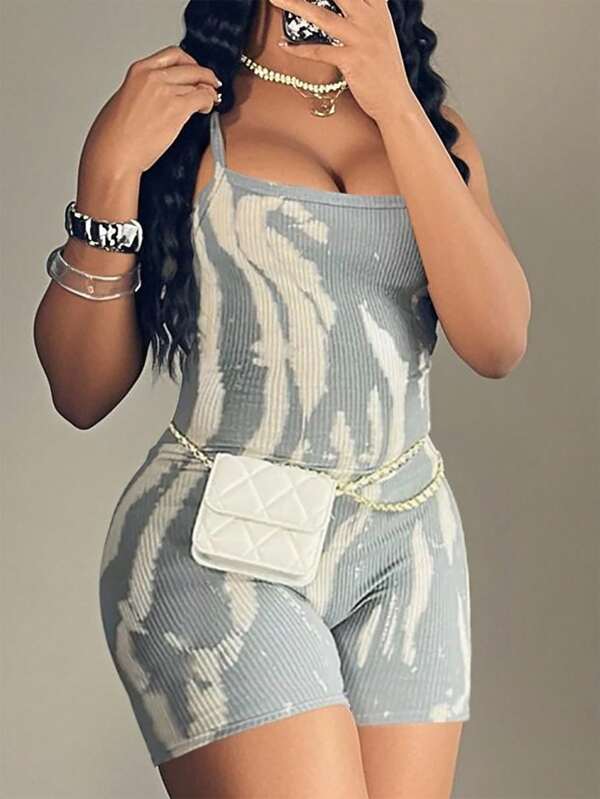 INAWLY Solva Women's Sleeveless Jumpsuit, Fashion All-In-One Romper Suitable For Summer