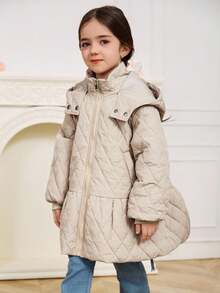 Dazy Kids Girls Padded Coat, Young Girl Autumn/Winter Clothes