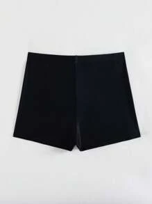 Manfinity Swimmode Men's Polka Dot Print Elastic Waist Casual Vacation Beach Shorts