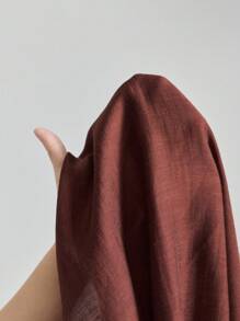 Ontre 2025 秋季新款女士长款连衣裙，围巾式领口和喇叭形，无袖二合一极其优雅的风格，包含醋酸纤维和亚麻，天丝材料，女士优雅连衣裙，度假连衣裙，极简主义连衣裙，休闲连衣裙，夏威夷风格秋季连衣裙