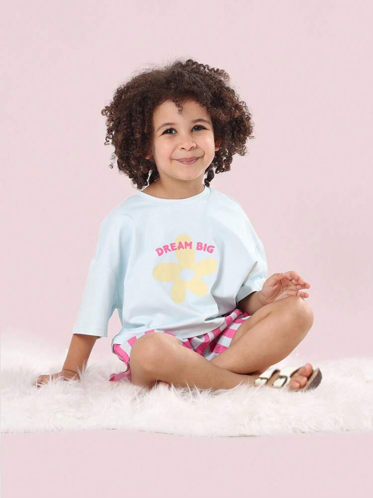 Conjunto de pijama cómodo y relajado Dream Big Cozy Comfort