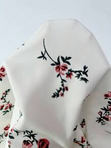 Elenzga 女士碎花荷叶边下摆无袖连衣裙，适合度假穿着