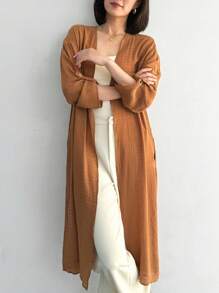 EMERY ROSE 女士外套 冬季秋季上衣 秋季女士服装 秋季服装 办公室服装 外出服装 - 杏色 - 查看 1