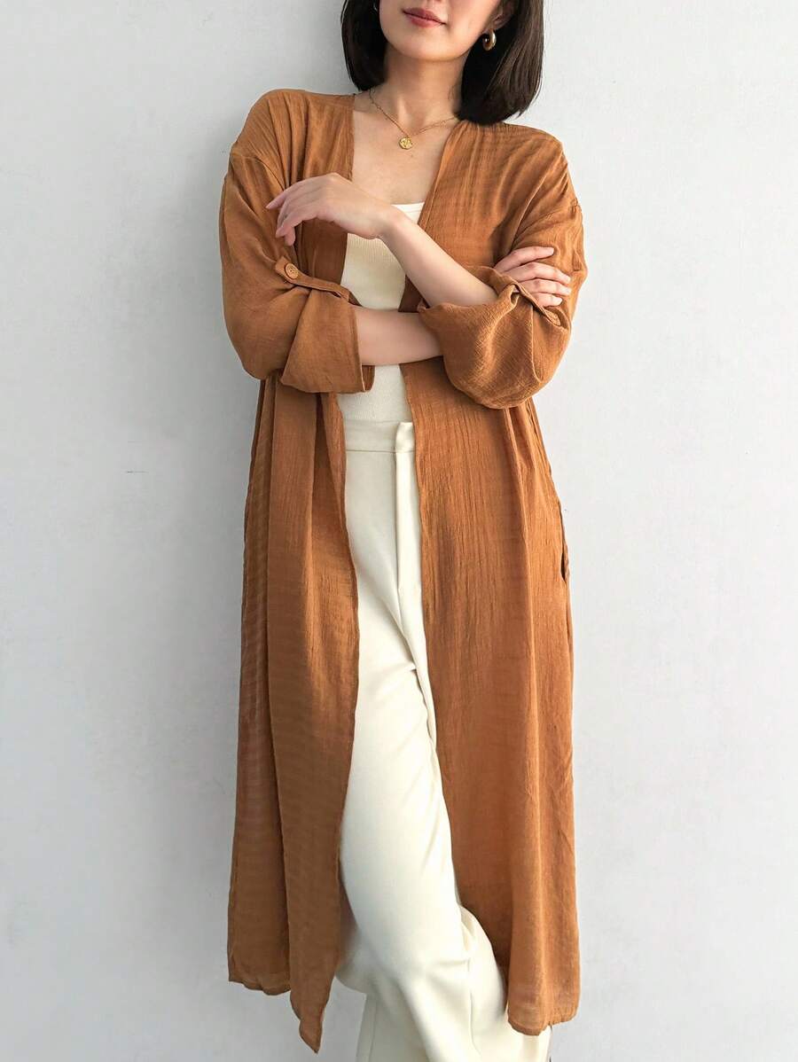 EMERY ROSE 女士外套 冬季秋季上衣 秋季女士服装 秋季服装 办公室服装 外出服装 - 杏色 - 查看 1