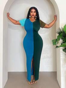 Slaydiva Nuevas llegadas de otoño e invierno, ropa de mujer para otoño/invierno, vestido de suéter talla grande, vestidos de cumpleaños para mujeres - Multicolor - Ver 8