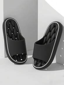 SHEIN 1双，漏水EVA浴室凉拖鞋，镂空速干防滑拖鞋，适用于家庭室内浴室，软底，除臭浴室拖鞋 - 彩色 - 查看 10