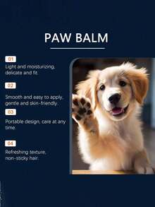 Pet Moisturizing Paw Cream Stick Paws And Soles Moisturizing Gentle Care To Improve Dry Paw Cream Stick - Orange - View 6