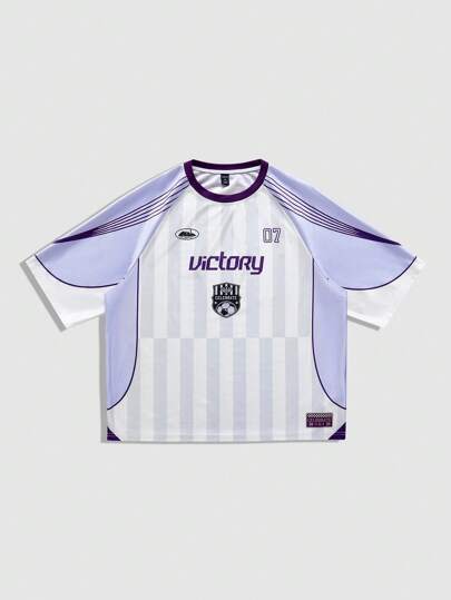 Prep قميص تي شيرت برقبة رياضي أكمام قصيرة، ملابس اسبورت