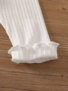 SHEIN Vintaside Kids 3 Stücke/Set Baby Mädchen Leggings, Sommer einfarbige Hosen, einfacher & süßer Stil, locker gerade Passform, geeignet für Lässig Outings, Lässig Zuhause, Outdoor Sport, Partys & Zusammenkünfte