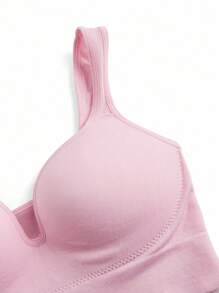 Easithlete 3 件套女士纯色低胸日常健身运动服运动文胸 3 件套健身套装健身文胸套装女士健身套装运动文胸套装运动文胸文胸上衣内置文胸上衣 - 彩色 - 查看 9