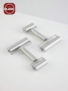 1pc Stainless Steel Rolling Pin - Silver - View 2