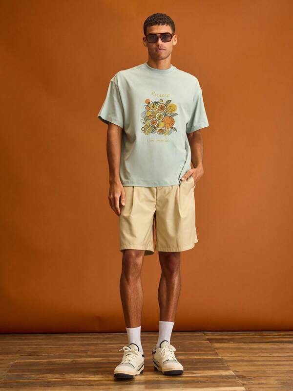 Musero Tailored Pleat Detailing Shorts Summer Holiday Vacation
