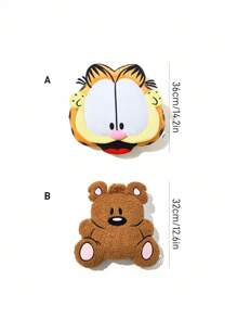 GARFIELD | SHEIN 1 件可爱卡通毛绒抱枕，面料柔软舒适，适合房间、汽车、沙发