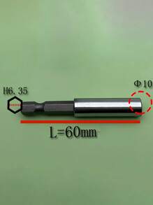 10 Piece Magnetic Extension Socket Drill Bit Holder 1/4 Inch Hex Power Tool, 2.36 Inch Long, Boost Power Tool Efficiency, Screwdriver Bit Holder Quick Release Hex Shank Drill Bit Extender Adapter Set For Screw Nut Drill