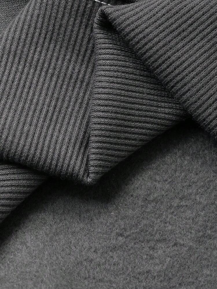 Men Colorblock Pullover Sweatshirt For Autumn