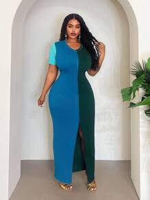 Slaydiva Nuevas llegadas de otoño e invierno, ropa de mujer para otoño/invierno, vestido de suéter talla grande, vestidos de cumpleaños para mujeres - Multicolor - Ver 7