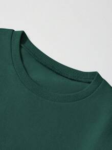 EURMUSE 男士純色2入組套裝 - 墨綠色 - 查看 3