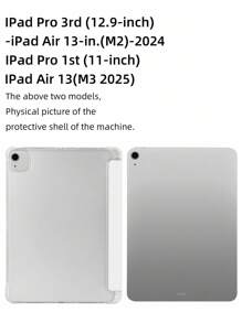 THE POWERPUFF GIRLS X SHEIN 时尚可爱卡通“花朵、泡泡、毛茛”图案可折叠平板电脑保护套 - 彩色 - 查看 8