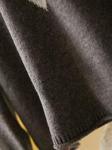 CosyJoli Lässiger, locker sitzender Langarm-Kapuzenpullover, Übergröße, Herbst-Winterkleidung für Damen