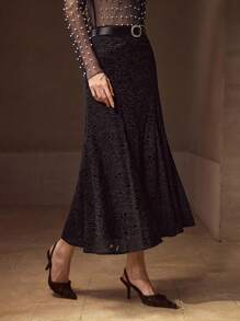 MOTF PREMIUM 斜裁腰带裙