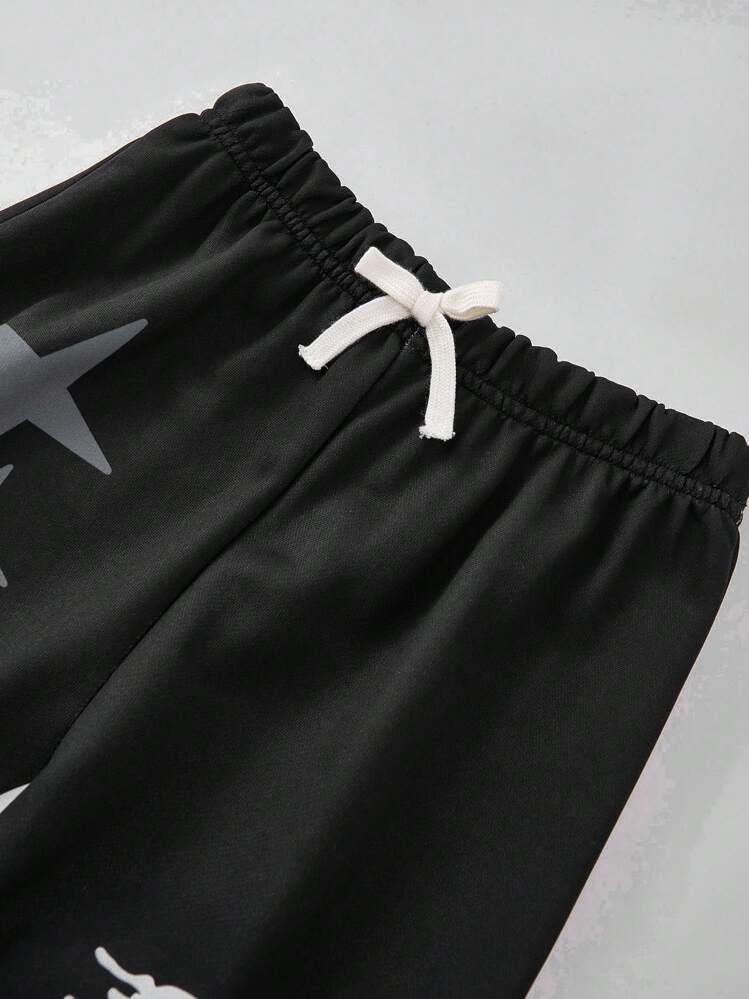 2 Pack Freizeitmode für Jungen im Teenager-Alter, Kapuzenpullover mit College- und Graffiti-Muster und weite Hosen. Geeignet für Kinderoutfits, Kleinkind Jungenkleidung, passend für Geburtstagsfeiern, Abendveranstaltungen, Aufführungen, Hochzeiten, Taufen, Eröffnungszeremonien. Geeignet für den täglichen Gebrauch, Schule, Reisen, Sport, Frühling, Herbst und Winter. - Weiss - Übersicht 9