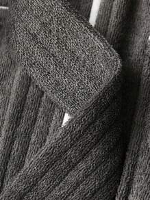 SHEIN 1pc华夫格白色浴袍成人男女浴袍春夏浴袍民宿浴袍吸水速干宽松版型浴室用品家居用品