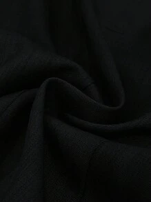GlowEve CURVE Áo khoác Blazer cài nút đơn giản hàng ngày đi làm đi chơi cỡ lớn - màu đen - Xem 6