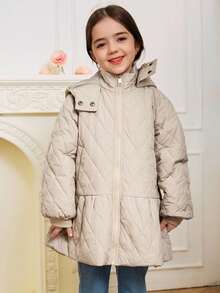 Dazy Kids Girls Padded Coat, Young Girl Autumn/Winter Clothes
