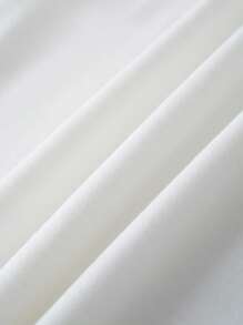 SHEIN 男童夏季休闲无袖上衣，简约字母印花 - 白色 - 查看 6