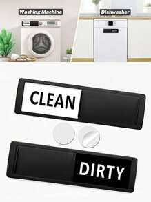 SHEIN 洗碗机磁铁清洁脏污标志，洗碗机清洁脏污标志配件，防刮/超强软磁铁，带可选粘合剂/易于读取和滑动 - 彩色 - 查看 8