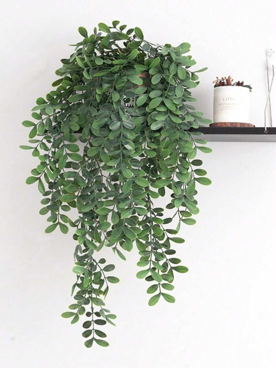 SHEIN 1PC/3PCS/5PCS Fake Plants-Leaf Hanging, Artificial Flowers, Home, Dining Room, Living Room, Outdoor Garden Decoration,The Art Of Inserting Flowers, Photography Props, Autumn, Spring, Vase, Flower Wall, Flower Wreath, Bridal Bouquet, Wedding Decoration, DIY Flower Wreath Materials, Birthday Party Decoration Materials, Home Decoration Accessories, Valentine's Day, New Year Gifts