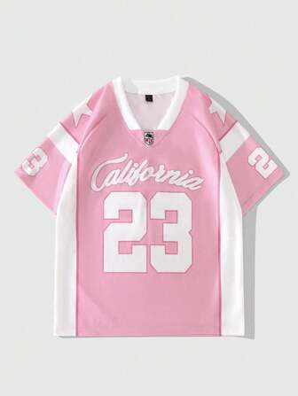 Street Life Camiseta de manga corta de tela de punto para mujer tallas grandes, adecuada para uso diario, primavera/verano